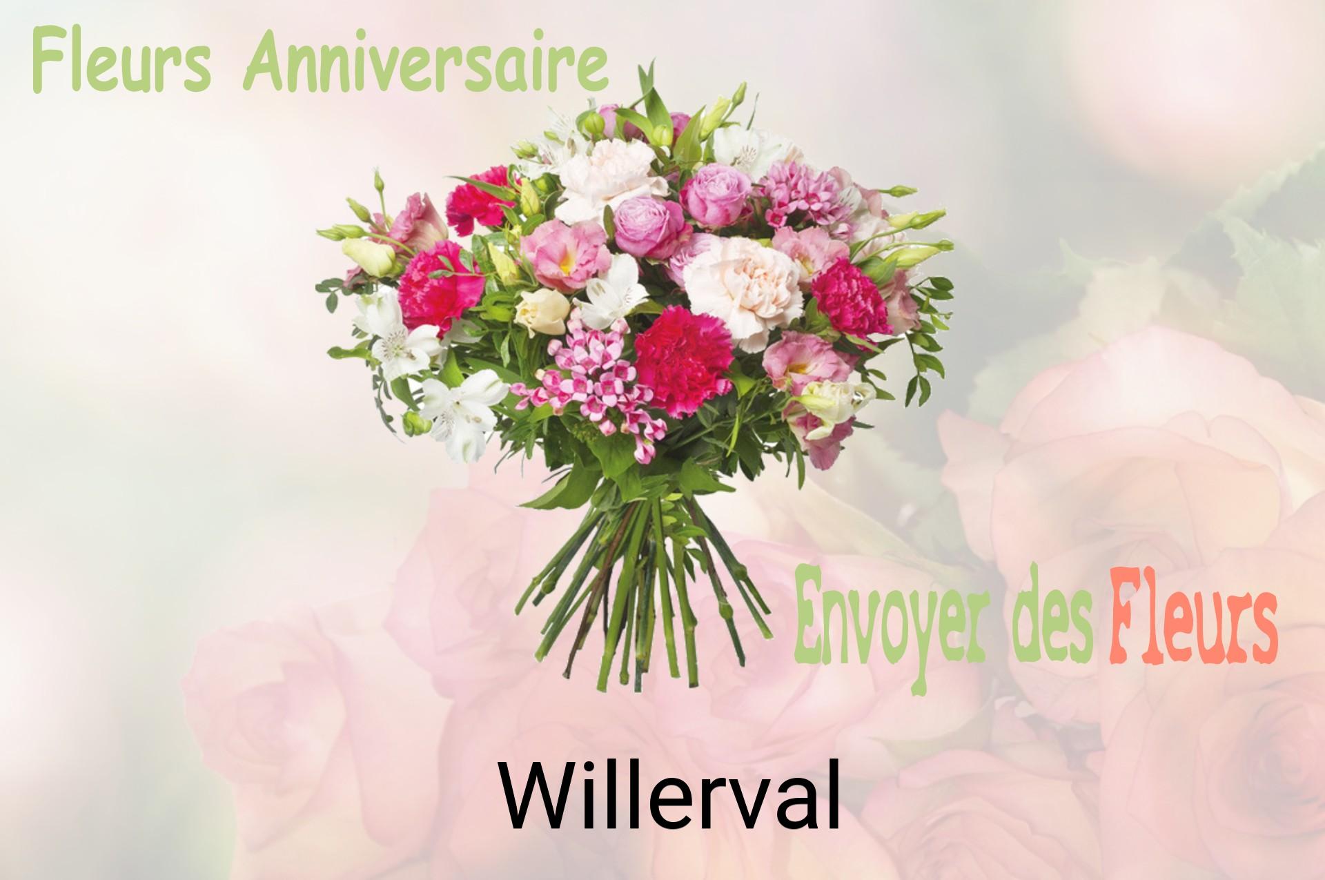 Bouquet de fleurs d’anniversaire livré à Willerval
